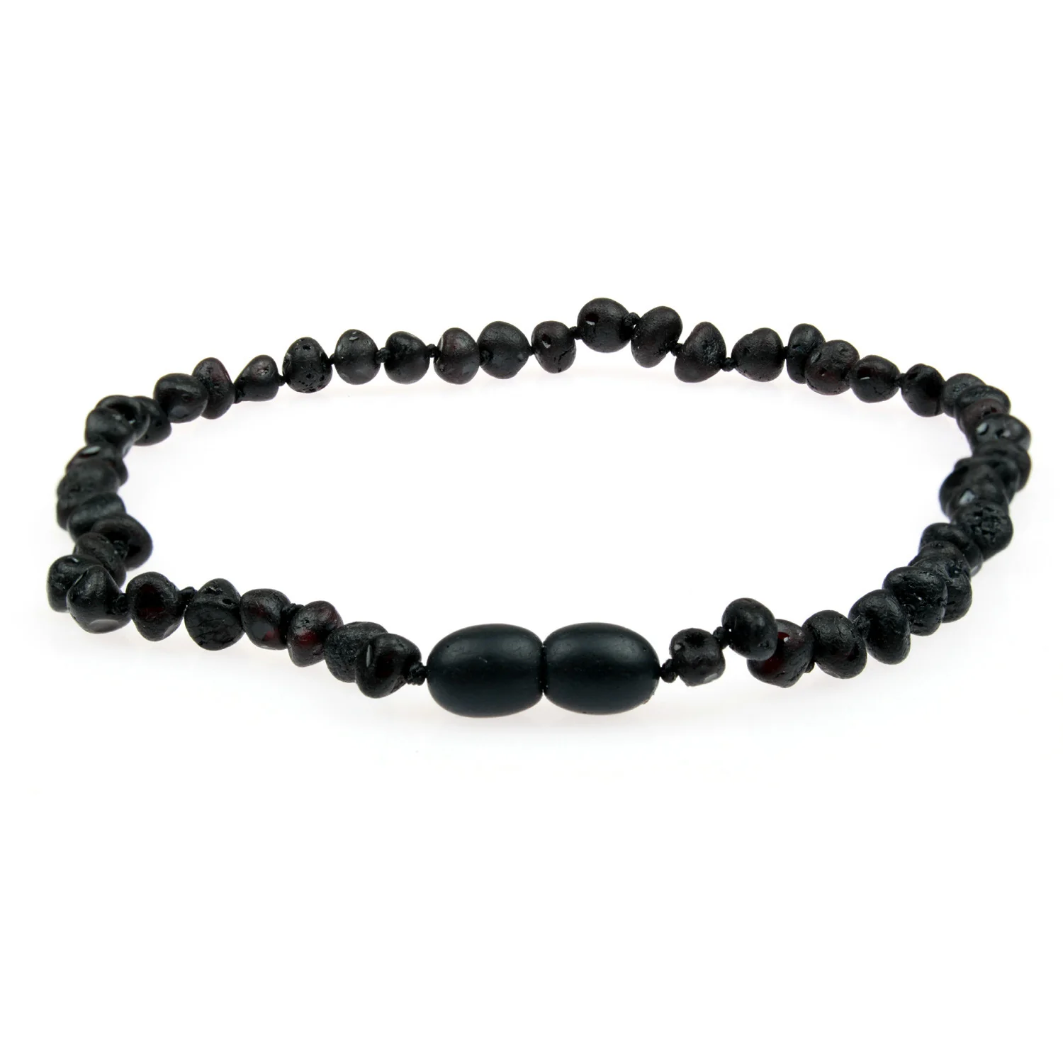 Baltic Amber Necklace - Raw Cherry - Children's - Image 3