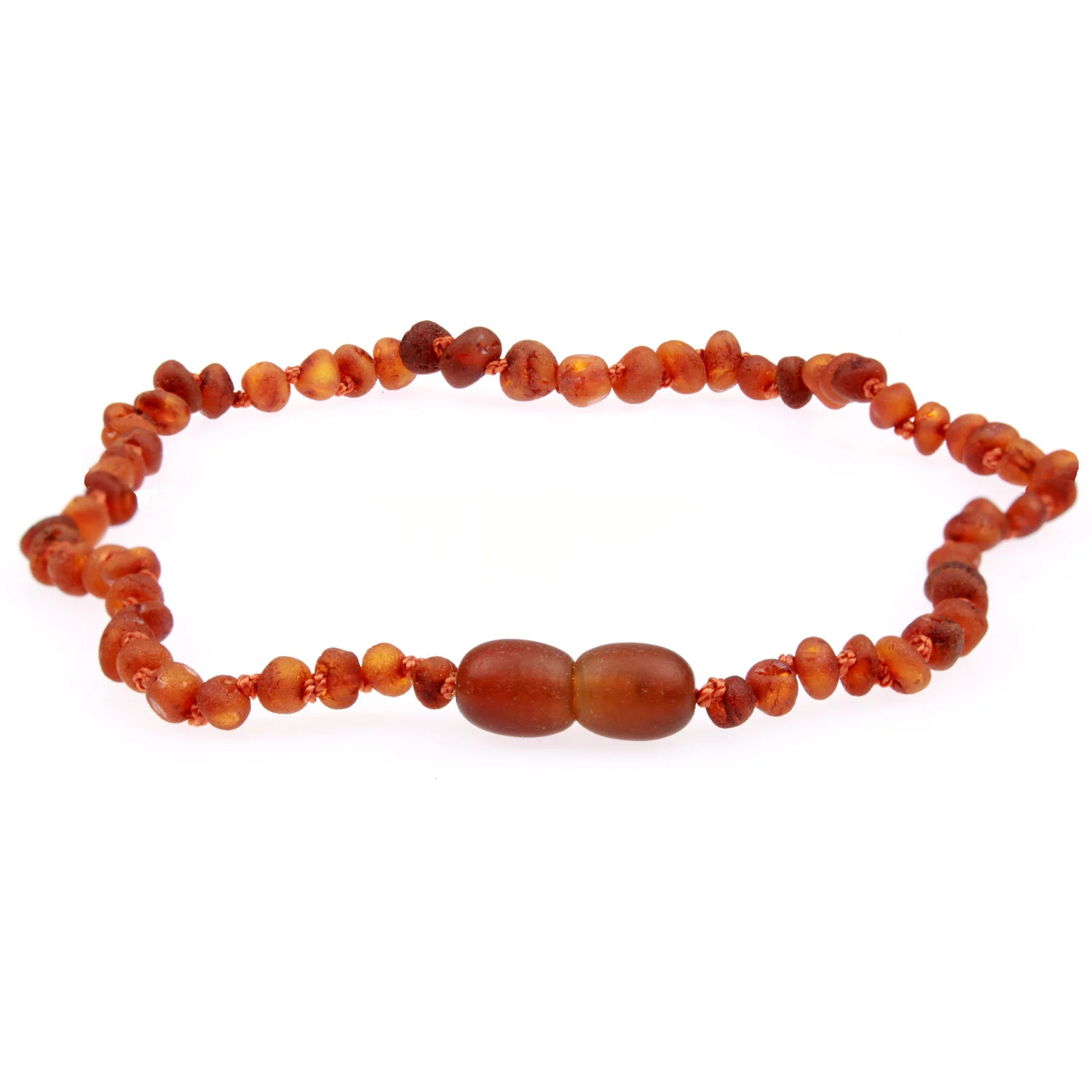Baltic Amber Necklace - Raw Cognac - Children's - Image 3