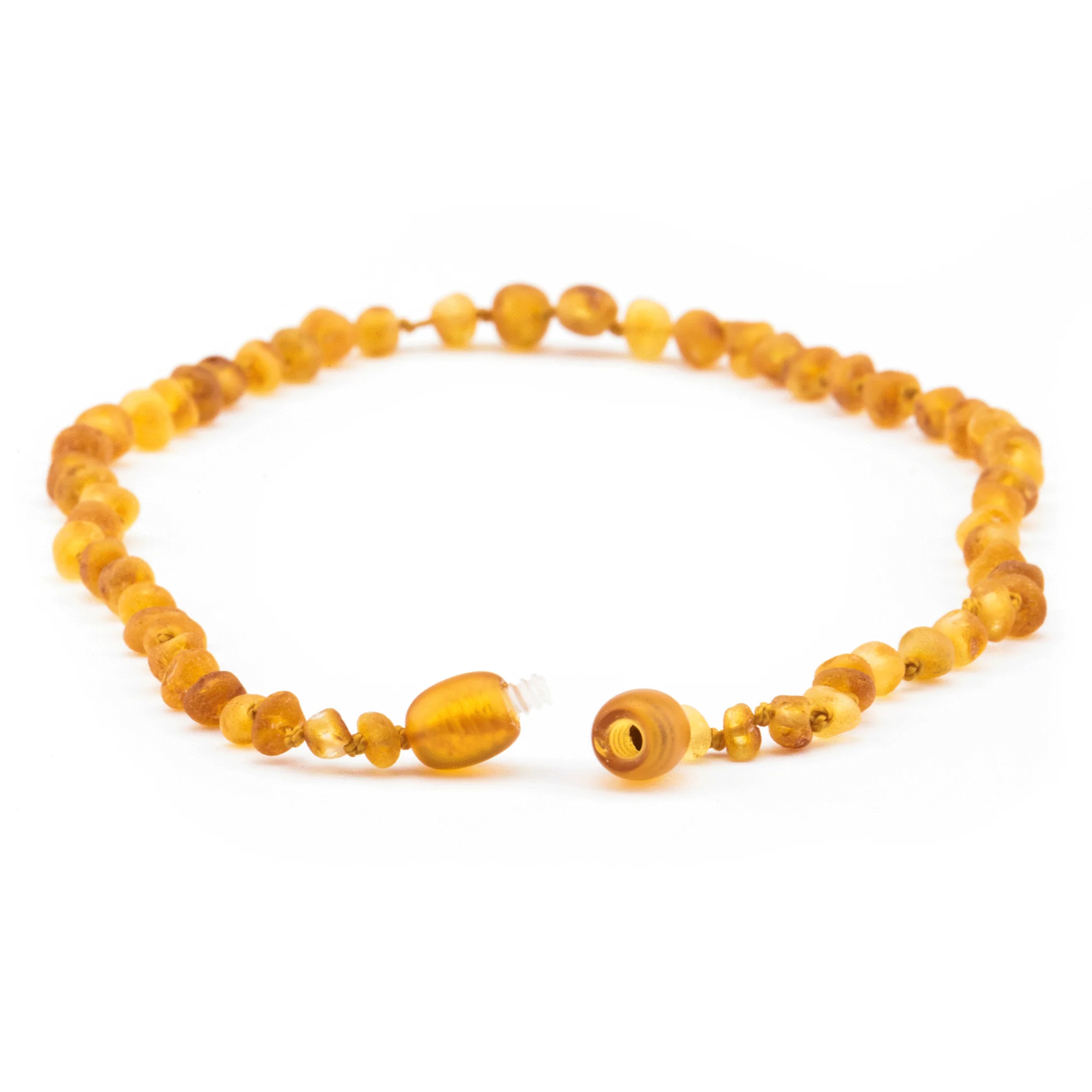 Baltic Amber Necklace - Raw Honey - Children's - Image 3